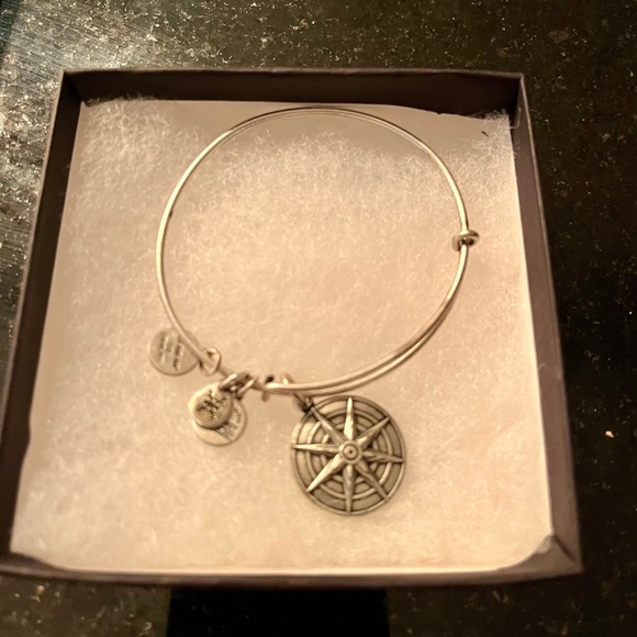 3 Alex and Ani Silver Bracelets - Picture 5 of 6